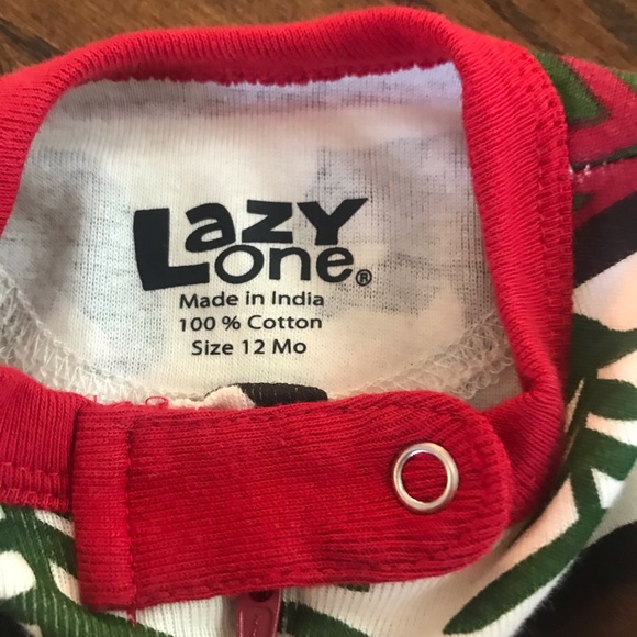 Lazy One Sleeper Onesie. Size 12 months. - Picture 3 of 3